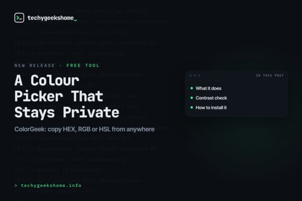 ColorGeek release