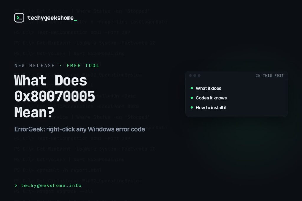 errorgeek release
