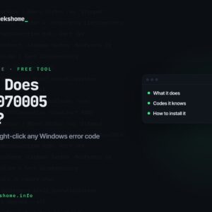 errorgeek release