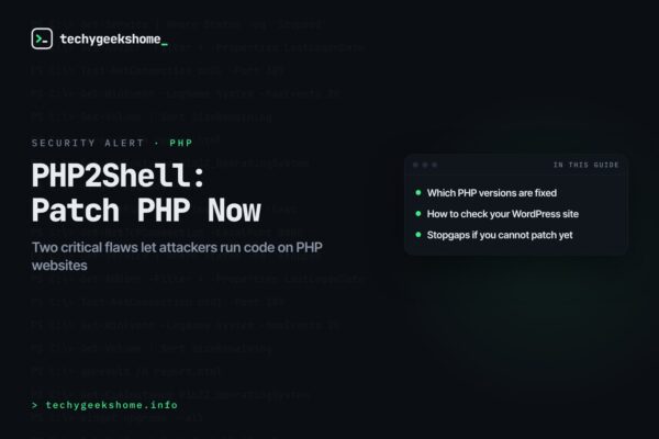 PHP2Shell: Critical PHP Flaws Explained and How to Patch Now