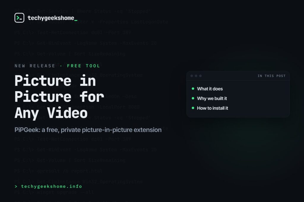PiPGeek release
