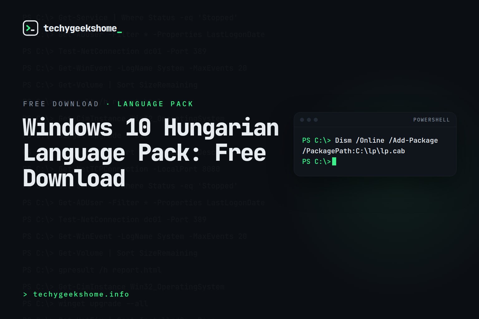 Windows 10 Hungarian Language Pack: Free Download