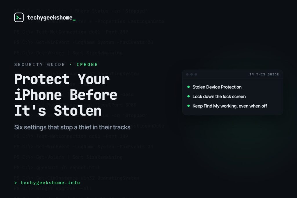 How to Protect Your iPhone Before It's Stolen: 6 Settings to Change Now