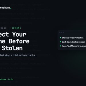 How to Protect Your iPhone Before It's Stolen: 6 Settings to Change Now