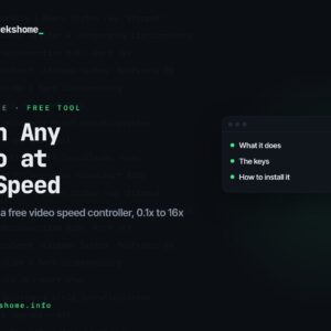 SpeedGeek release
