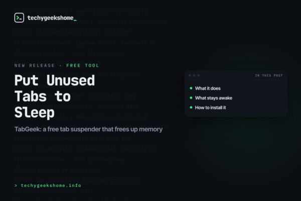 TabGeek release