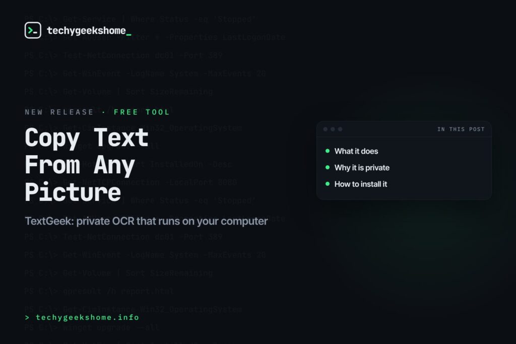 TextGeek release