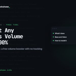 VolumeGeek release