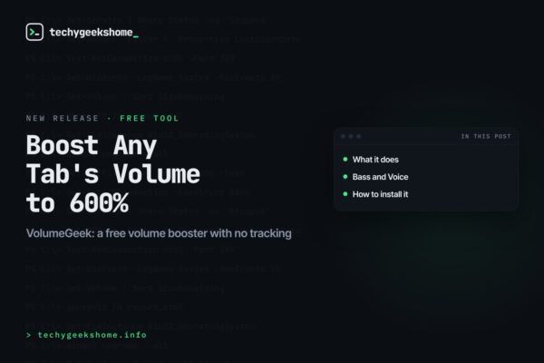 VolumeGeek release