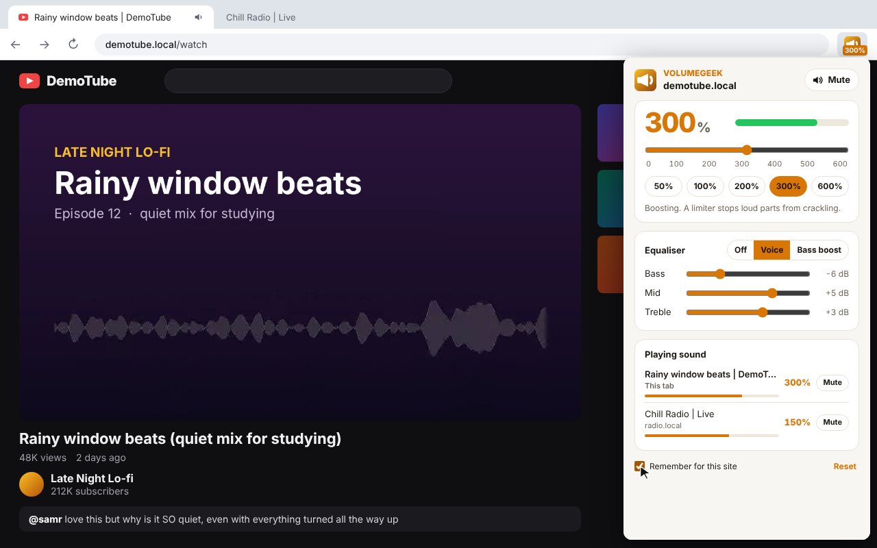 Every tab playing sound, and Remember for this site